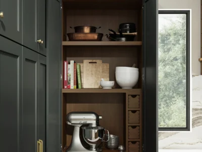 larder cabinet organization