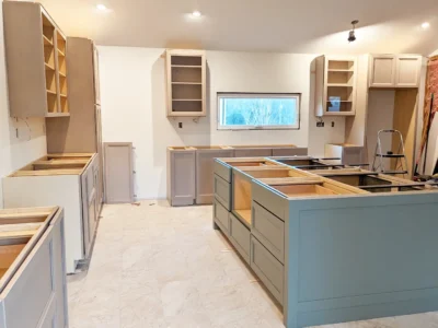 agile cabinetry kitchen remodel with large island