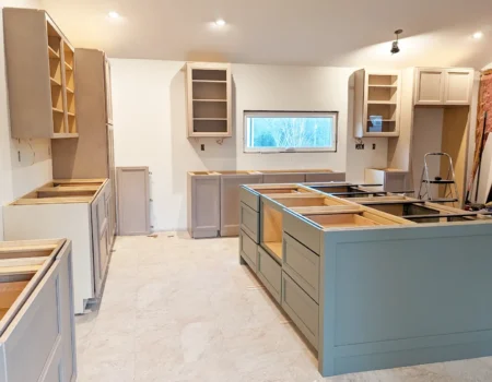 agile cabinetry kitchen remodel with large island