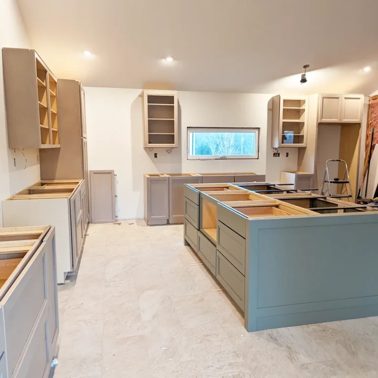 agile cabinetry kitchen remodel with large island
